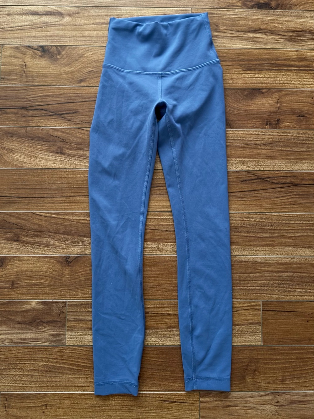 Lululemon Wunder Train High Rise Tight 25 Blue Size 0 Everlux Leggings